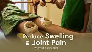 Ayurvedic knee treatment Janubasti at Oneworld Ayurveda in Ubud Bali [upl. by Michael]