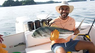 BOCA CHICA CHIRIQUI PANAMA tour de PESCA  avistamiento de BALLENAS JOROBADAS SPORT FISHING [upl. by Adoree]