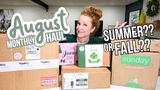 August 2024 Monthly Subscription Box Haul [upl. by Norbie]