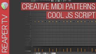 Reaper Tutorial Quick Select Midi Patterns [upl. by Farrell33]