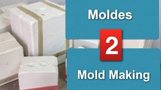 Episodio 2  Moldes de gesso  Plaster Mold Making with English Subtitle [upl. by Pardoes]