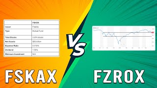 FSKAX vs FZROX  Which Funds Offers Better Return SideBySide Comparison Of Fidelity Fund [upl. by Deeas854]