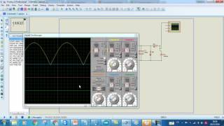 transformation de 220V atlernatif à 5V continu PROTEUS [upl. by Chaddie102]