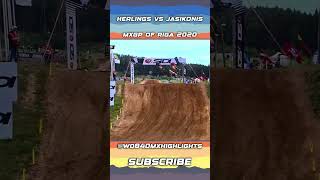 Jeffrey Herlings vs Arminas Jasikonis MXGP 2020 [upl. by Ocirne]