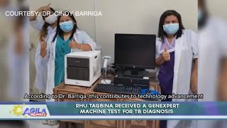 RHU Tagbina received a genexpert machine test for TB diagnosis [upl. by Denys240]