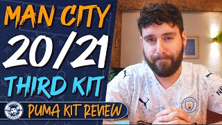 MAN CITY 202021 PUMA THIRD SHIRT  KIT REVIEW [upl. by O'Donoghue548]