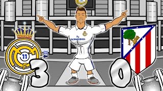 30 Real Madrid vs Atletico Madrid  RONALDO HATTRICK UEFA Champions League SemiFinal Parody [upl. by Ellicul133]