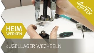 Kugellager tauschen Am Beispiel eines Waschmaschinenmotors [upl. by Lucey]