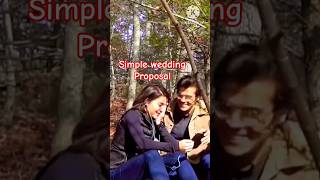 Anne and Erwan simple wedding proposal🥰 weddingproposal annecurtis erwanheusaff love viral [upl. by Hunter]