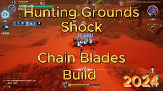 Dauntless  ⚡⚡Hunting Grounds Shock Chain Blades Build 2024⚡⚡ [upl. by Ekyt]