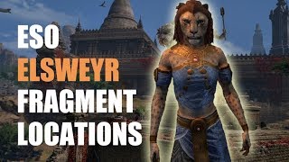 Elder Scrolls Online Elsweyr Fragments Locations [upl. by Alburg]