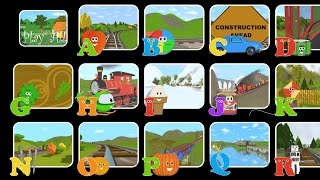 Choose Your Favorite Letter to Watch  The Alphabet Adventure with Alice and Shawn the Train [upl. by Kay]