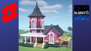 Minecraft  Pink House Build Short [upl. by Grimbly841]