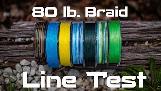 Testing Reaction Tackle 80lb Braided Fishing Line [upl. by Solly]