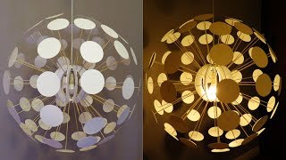 Pendant Lamp DIY Pilea  Designer Lighting Challenge  EzyCraft [upl. by Nairret322]