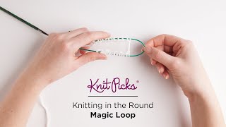 Knitting in the Round  Magic Loop How To [upl. by Zurheide]