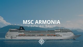 MSC Armonia  Visita ao navio [upl. by Einolem]