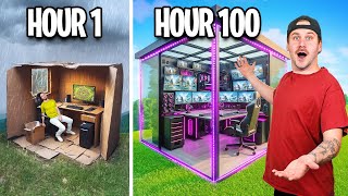 100 HOURS in Ultimate Gaming Rooms [upl. by Suryt]