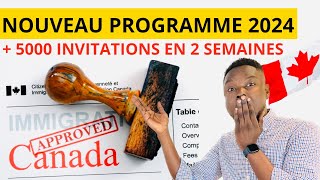 URGENT  NOUVEAU PROGRAMME GRATUIT DIMMIGRATION CANADA 2024 AVEC 5000 INVITATIONS EN 2 SEMAINES [upl. by Gristede]