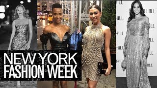 Frederika Cull at New York Fashion Week 2019 with Miss Universe Sister [upl. by Dudley]