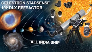 CELESTRON STARSENSE 102 DELUX REFRACTOR REVIEW  ASSEMBLYPLANETS DEEP SKY PHOTOACCESSORIESHINDI [upl. by Asirac]