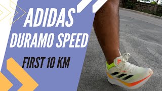 Adidas Duramo Speed  First 10km [upl. by Sathrum203]