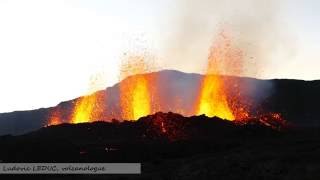 Éruption du Piton de la Fournaise  11 septembre 2016 [upl. by Evyn582]