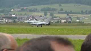 Airpower 2013 Zeltweg Eurofighter Action [upl. by Sharp]