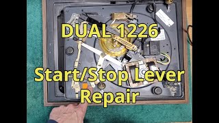 Dual 1226 StartStop Lever Repair [upl. by Etnahsal706]