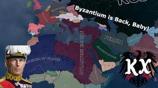 HOI4 Kaiserredux Timelapse  Greece Revives The Byzantine Empire [upl. by Danyette]