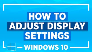 Windows 10 Tips and Tricks How to Adjust Display Settings in Windows 10 [upl. by Filbert]