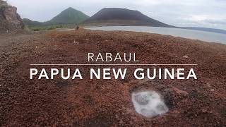 HIKING UP MT TAVURVUR IN RABAUL PAPUA NEW GUINEA [upl. by Yllier593]