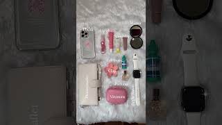 Girl essentials 💖🌸 makeup whatsinmybag preppy [upl. by Ibrad]