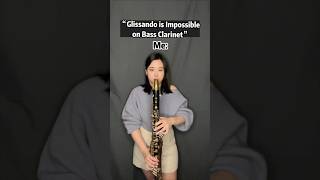 “Glissando is Impossible on Bass Clarinet” bassclarinet clarinet glissando [upl. by Nallek525]