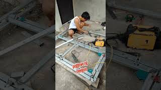 paggawa Ng steelgate gamit Ang tubular 1x2 [upl. by Soll]