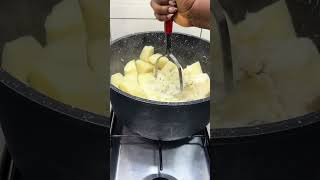 How to make Pounded Yam without Mortar Food Processor or Blender shortsafrica pullupyoshorts [upl. by Nalak]