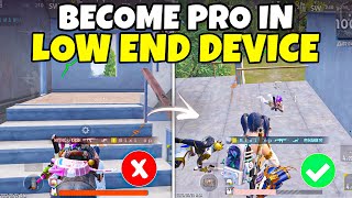 How to Become Pro Player in Low End Device  Low End Device Lag Fix  Tips amp Tricks BGMIPUBG Mobile [upl. by Beshore]