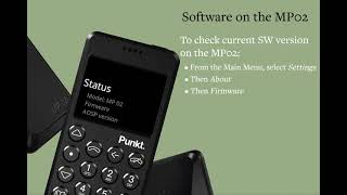 Punkt MP02  Software update [upl. by Alehtse]