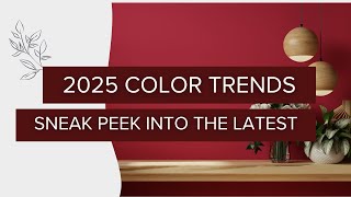 Sneak Peek into 2025 Home Decor Color Trends [upl. by Elyc424]