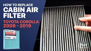 How to Replace Cabin Air Filter 2006 Toyota Corolla  AQ1044 [upl. by Centeno512]