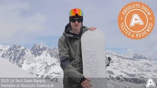 2018  2019  Lib Tech Skate Banana Snowboard  Video Review [upl. by Etnaled]