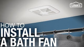 How to Replace and Install a Bathroom Exhaust Fan [upl. by Cowie633]