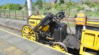 Riding the Stephenson’s Rocket Replica at Locomotion  NRM Shildon [upl. by Onitsoga518]