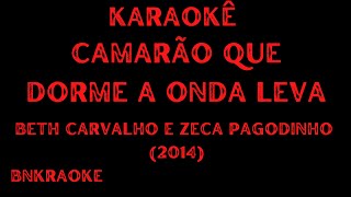 KARAOKÊ Camarão que Dorme a Onda Leva 2014 Zeca Pagodinho [upl. by Sair]