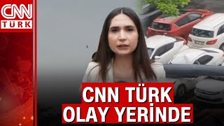 Ankarada F4 uçağından yakıt tankı düştü CNN Türk ekibi olay yerinden aktardı [upl. by Aker]