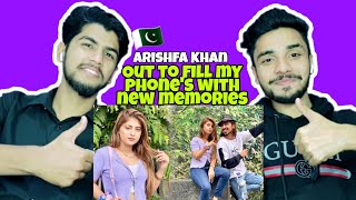 PAKISTANI REACT TO  OUT TO FILL MY PHONEs SPACE WITH NEW MEMORIES Arishfa Khan  Hashmi ReactionS [upl. by Ileyan]