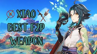 Out Dated Best F2P Xiao Weapons  Genshin Impact [upl. by Longo]