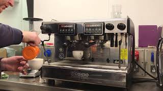 Casadio Cimbali Traditional commercial espresso Machine fully refurbished demonstration [upl. by Donnell476]