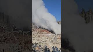 71524 Steamboat Geyser roaring 3 hours after eruption [upl. by Frieder34]