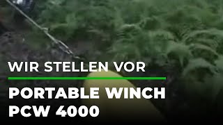 Wir stellen vor Portable Winch Spillwinde PCW 4000 im Einsatz  GRUBEDE [upl. by Merriott387]